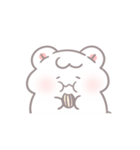 可愛いプリンハムスターケーキくん（個別スタンプ：9）