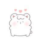 可愛いプリンハムスターケーキくん（個別スタンプ：14）