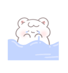 可愛いプリンハムスターケーキくん（個別スタンプ：15）