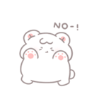 可愛いプリンハムスターケーキくん（個別スタンプ：17）