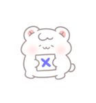 可愛いプリンハムスターケーキくん（個別スタンプ：19）