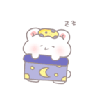 可愛いプリンハムスターケーキくん（個別スタンプ：24）
