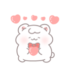 可愛いプリンハムスターケーキくん（個別スタンプ：25）
