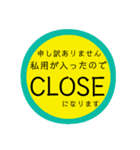 丸の中の文字（個別スタンプ：40）