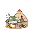 NEKO NEKO CAMP(ねこねこキャンプ)（個別スタンプ：10）
