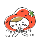 フレッシュなフルーツ苺ちゃんのスタンプ（個別スタンプ：20）