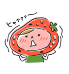 フレッシュなフルーツ苺ちゃんのスタンプ（個別スタンプ：40）
