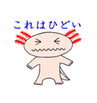 マメルリハインコとウーパールーパー（個別スタンプ：10）