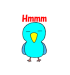 マメルリハインコとウーパールーパー（個別スタンプ：18）