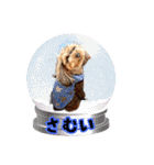 そら豆くん winter（個別スタンプ：24）