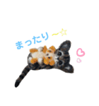 年末年始も羊毛ワンコとニャンコ（個別スタンプ：20）