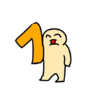 数字の年越しスタンプ（個別スタンプ：2）