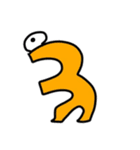 数字の年越しスタンプ（個別スタンプ：7）