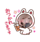 ハムスターとわたし（個別スタンプ：12）