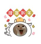 年末年始 可愛いみるたんとむぎたん（個別スタンプ：11）