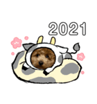 はなちゃんのお正月2021（個別スタンプ：3）