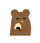 くまほわほわ（個別スタンプ：4）