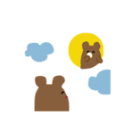 くまほわほわ（個別スタンプ：11）