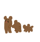 くまほわほわ（個別スタンプ：14）