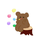 くまほわほわ（個別スタンプ：31）