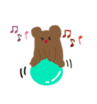 くまほわほわ（個別スタンプ：32）