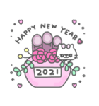 チョミィちゃんの年末年始2021（個別スタンプ：2）