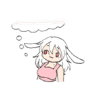 また！とてもかわいいエプロンうさみみ女（個別スタンプ：3）