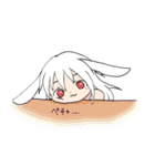 また！とてもかわいいエプロンうさみみ女（個別スタンプ：8）