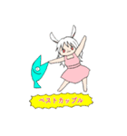 また！とてもかわいいエプロンうさみみ女（個別スタンプ：10）