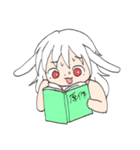 また！とてもかわいいエプロンうさみみ女（個別スタンプ：14）