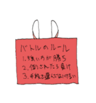 また！とてもかわいいエプロンうさみみ女（個別スタンプ：16）