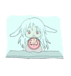 また！とてもかわいいエプロンうさみみ女（個別スタンプ：20）