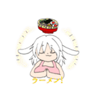 また！とてもかわいいエプロンうさみみ女（個別スタンプ：22）