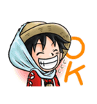 ONE PIECE ルフィとゾロのスタンプ（個別スタンプ：11）