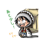 ONE PIECE ルフィとゾロのスタンプ（個別スタンプ：28）