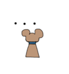 こけしくまスタンプ（個別スタンプ：3）