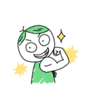 手書き風わちゃわちゃ三人組（個別スタンプ：9）
