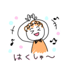 手書き風わちゃわちゃ三人組（個別スタンプ：10）