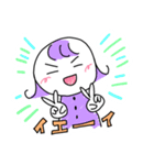 手書き風わちゃわちゃ三人組（個別スタンプ：11）