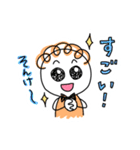 手書き風わちゃわちゃ三人組（個別スタンプ：13）