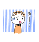 手書き風わちゃわちゃ三人組（個別スタンプ：21）