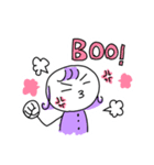 手書き風わちゃわちゃ三人組（個別スタンプ：24）