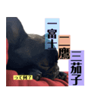フレンチブルドッグバイエスの年末年始挨拶（個別スタンプ：5）