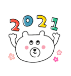 ゆるクマさんの新年だよ☆（個別スタンプ：21）