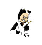 THREEうし（個別スタンプ：4）