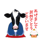 丑年・可愛い牛から年末年始のご挨拶♪2021（個別スタンプ：3）