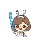 ハクシノレシピのエプロン先生（個別スタンプ：16）