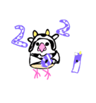 2020♧うし年♤ショコ·ハム♡（個別スタンプ：4）