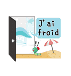 iTalkuTalkビデオでAI英学習:寒いです（個別スタンプ：4）