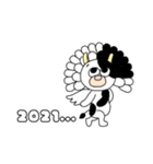 歩くライオン2021お正月バージョン（個別スタンプ：5）